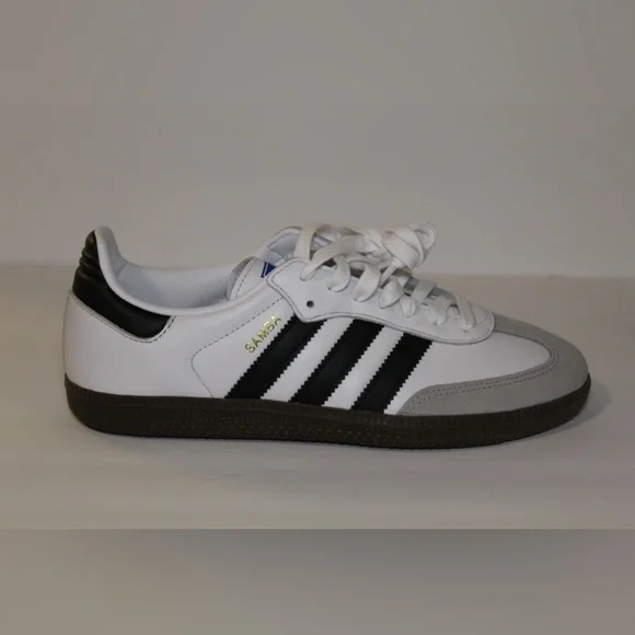 adidas gazelle silver green womens Adidas Kids (Preschool) Samba OG White/Black – Tip Top Shoes of New York main image 0